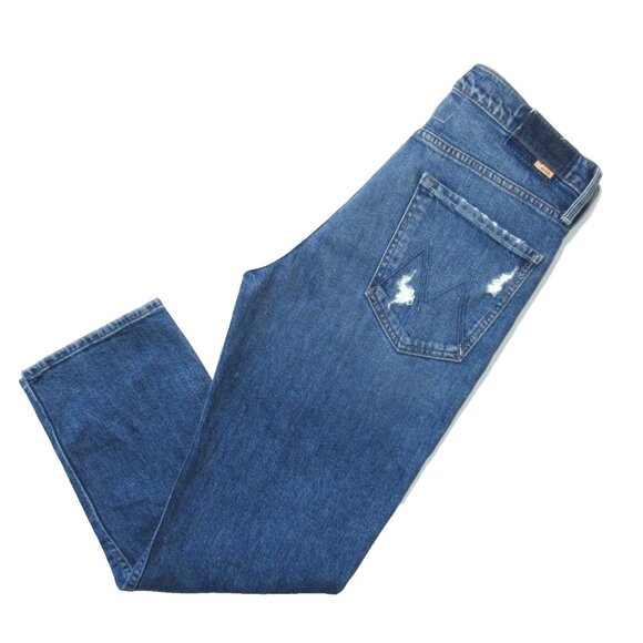 NWT Mother Superior Tomcat in Playing With Scissors High Rise Destroyed Jeans 31 - Picture 11 of 14
